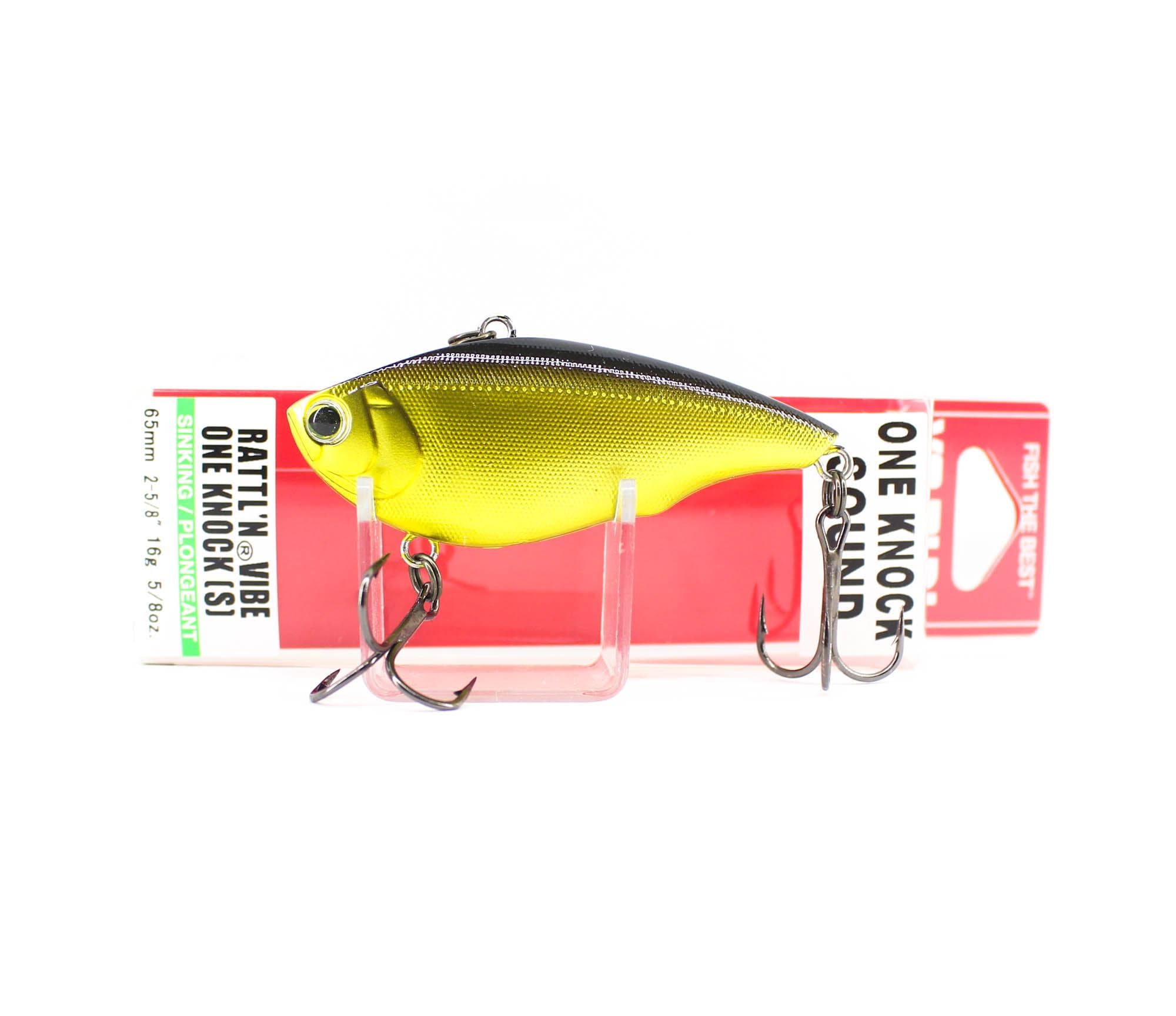 Yo Zuri Rattl'n Vibe One Knock 65mm Vibration Sinking Lure R1423-GSN (2334)