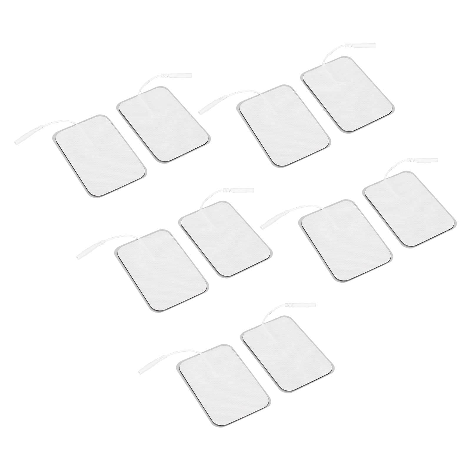 10pcs Rectangular Electrode Pad Self Adhesive Electrode Patch Replacement Accessory for TENS