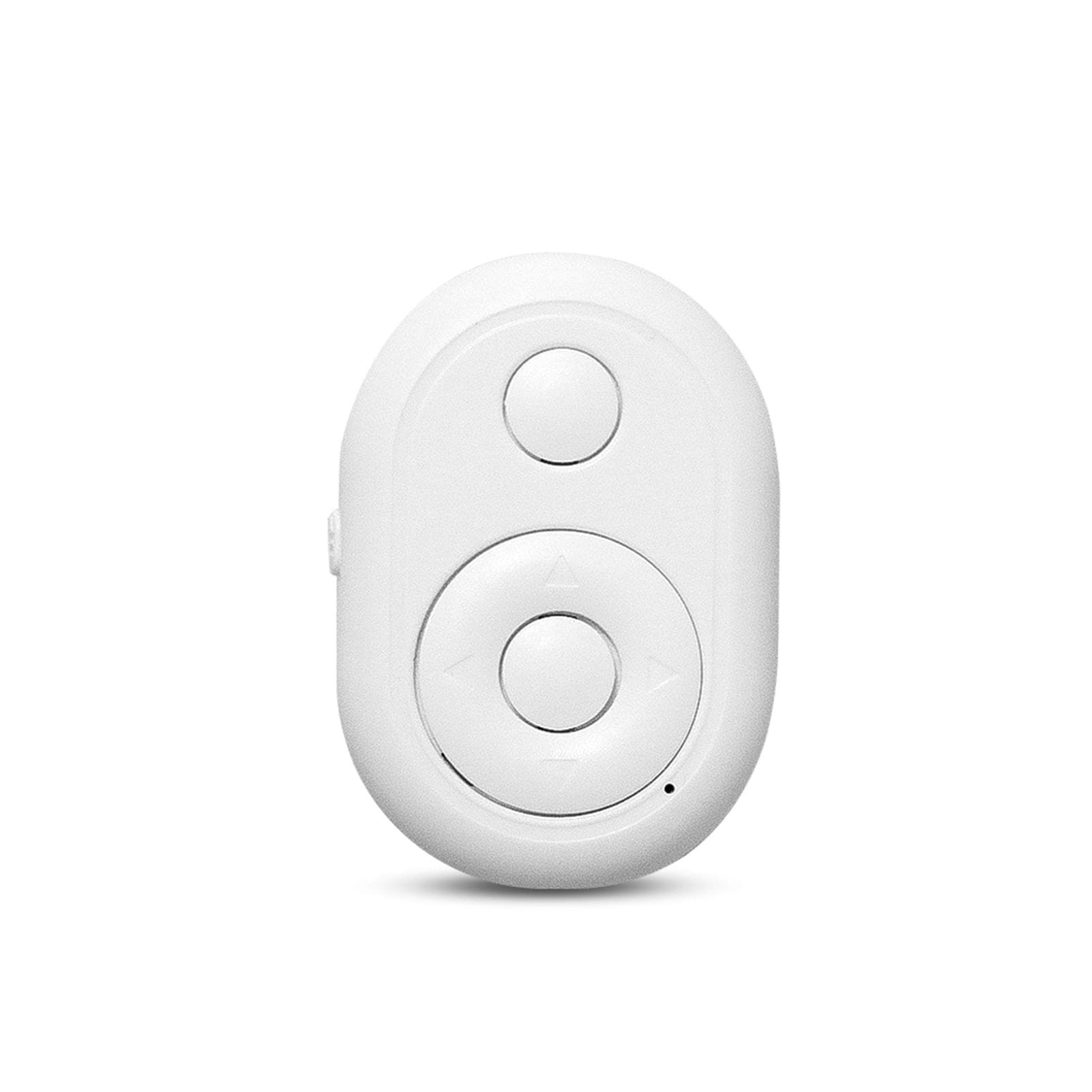 Mini Wireless Remote Control BT Remote Shutter Page Turner 10M Effective Range Compatible with iOS/ white