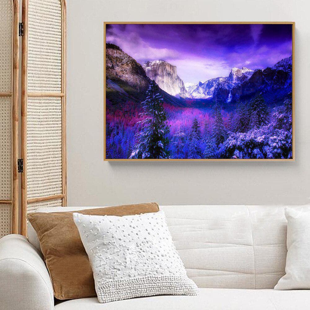 Diamond Embroidery Scenic Diamond Painting with Round Stones Nature DIY Pictures of Rhinestones 20X30CM
