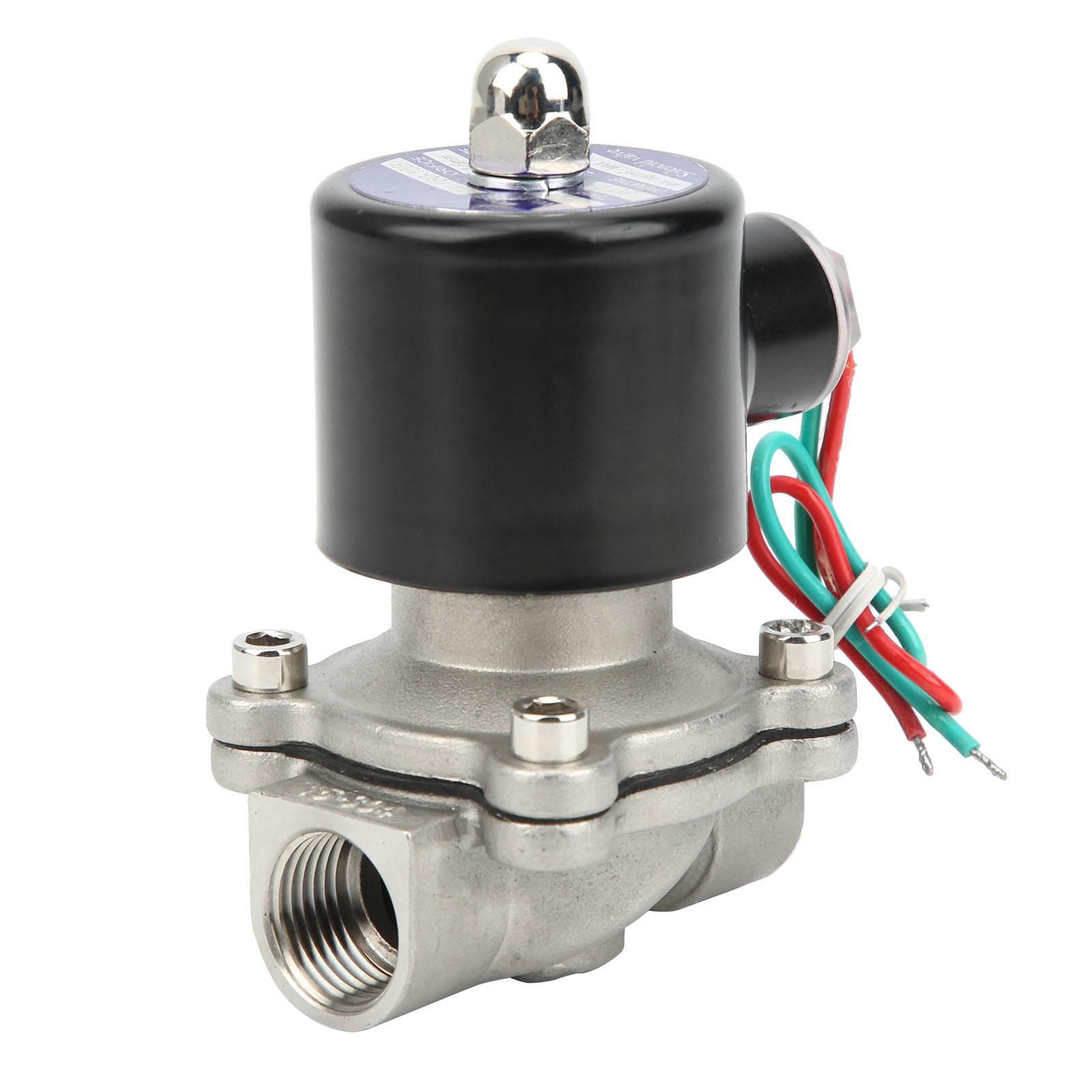 Solenoid Valve DirectActing Stainless Steel Normally Closed Industrial Supplies 2W16015B(AC 110V )
