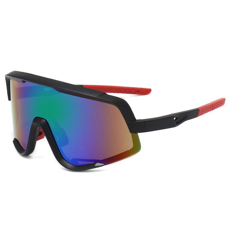 New Cycling Sunglasses Stylish Large Frame Colorful Outdoor Bicycle Sports Glasses Protective UV Shield 9318