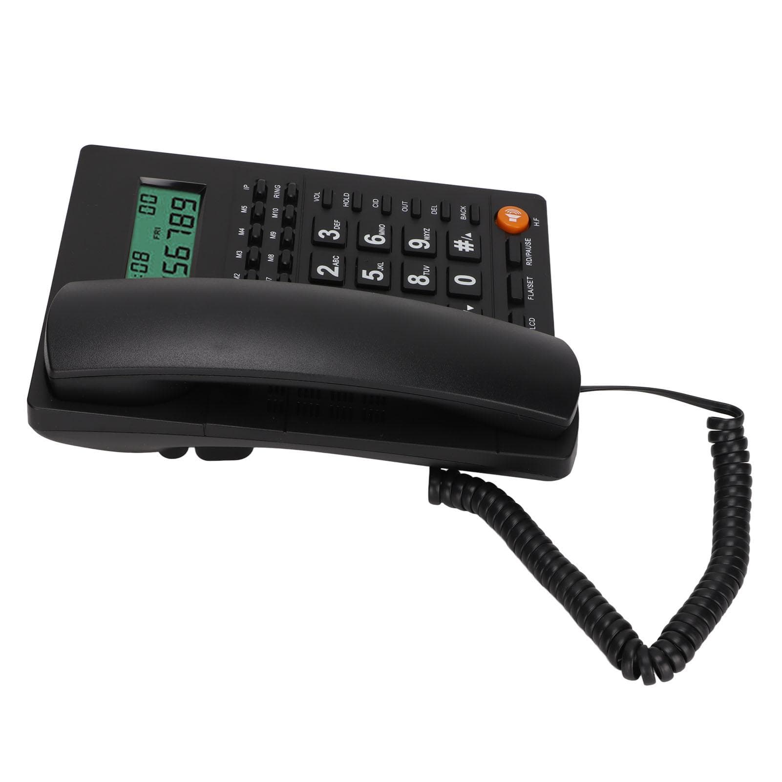 Corded Telephone Hands Free Calling Desktop Landline Phone for Home Office Hotel
