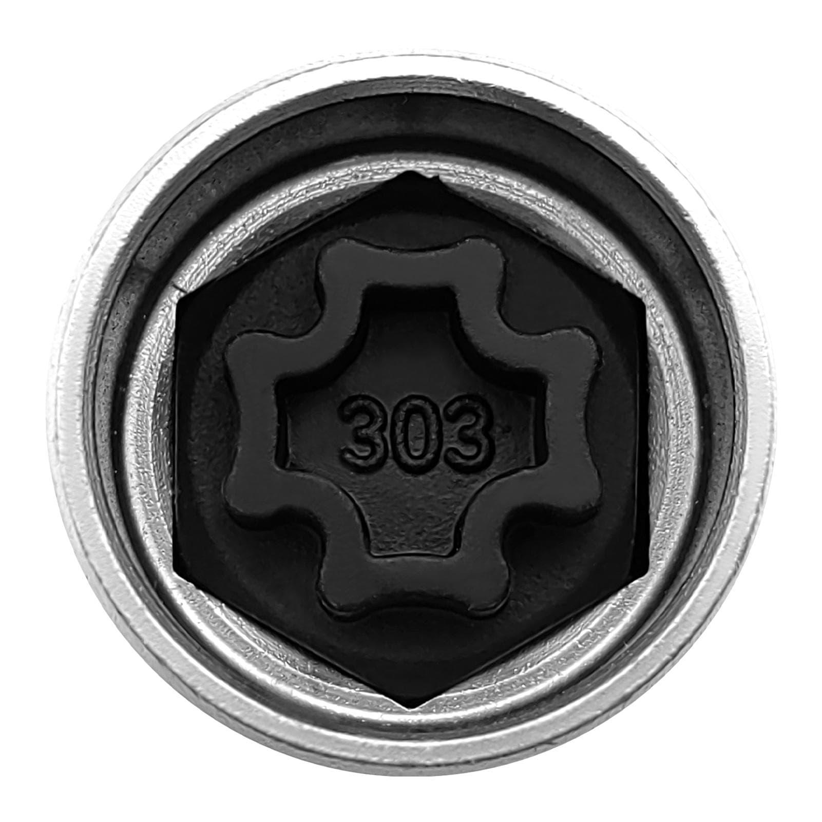 Replacement for Mercedes Benz Security Master Locking Wheel Nut Key 310 Anti-theft Screw Socket 303 silver