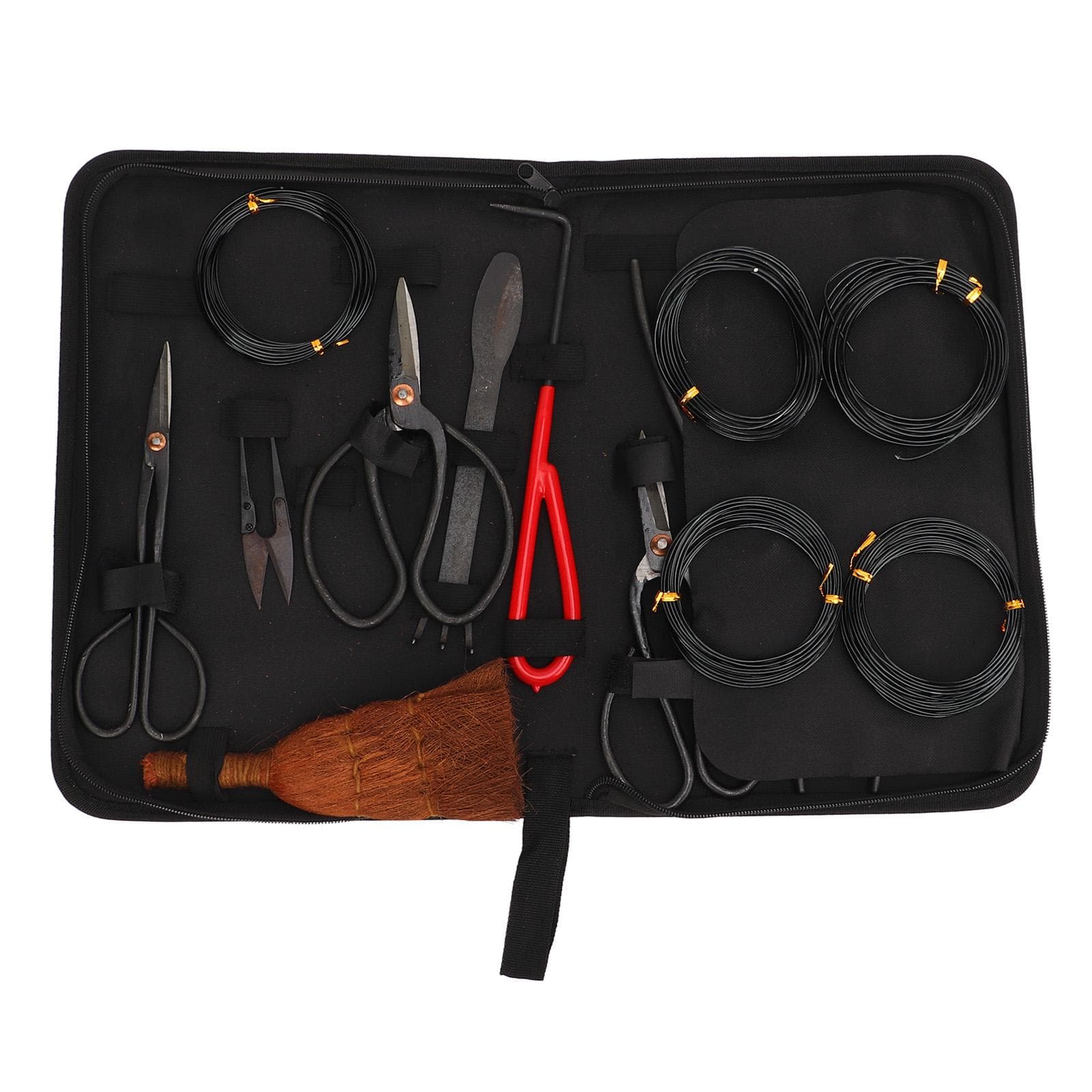 Bonsai Tools Set Carbon Steel Leaf Cutter Pruning Shears Rake Hardware Kit Garden Supply