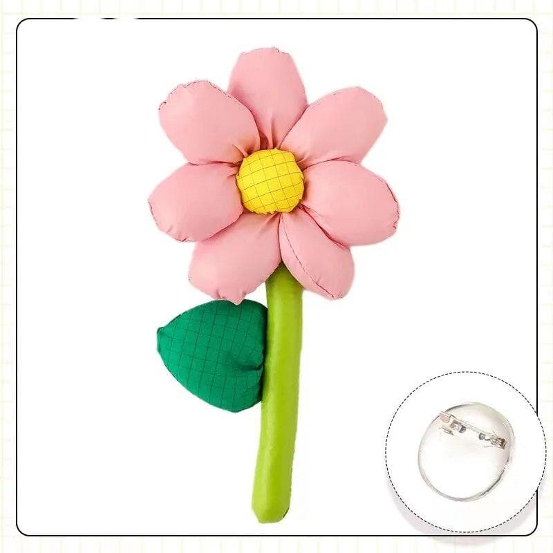 1Pc New Cute Handmade Fabric Flower Brooch Accessories Creative Sweater Clothing Brooches Decoration Party Ornaments Gift