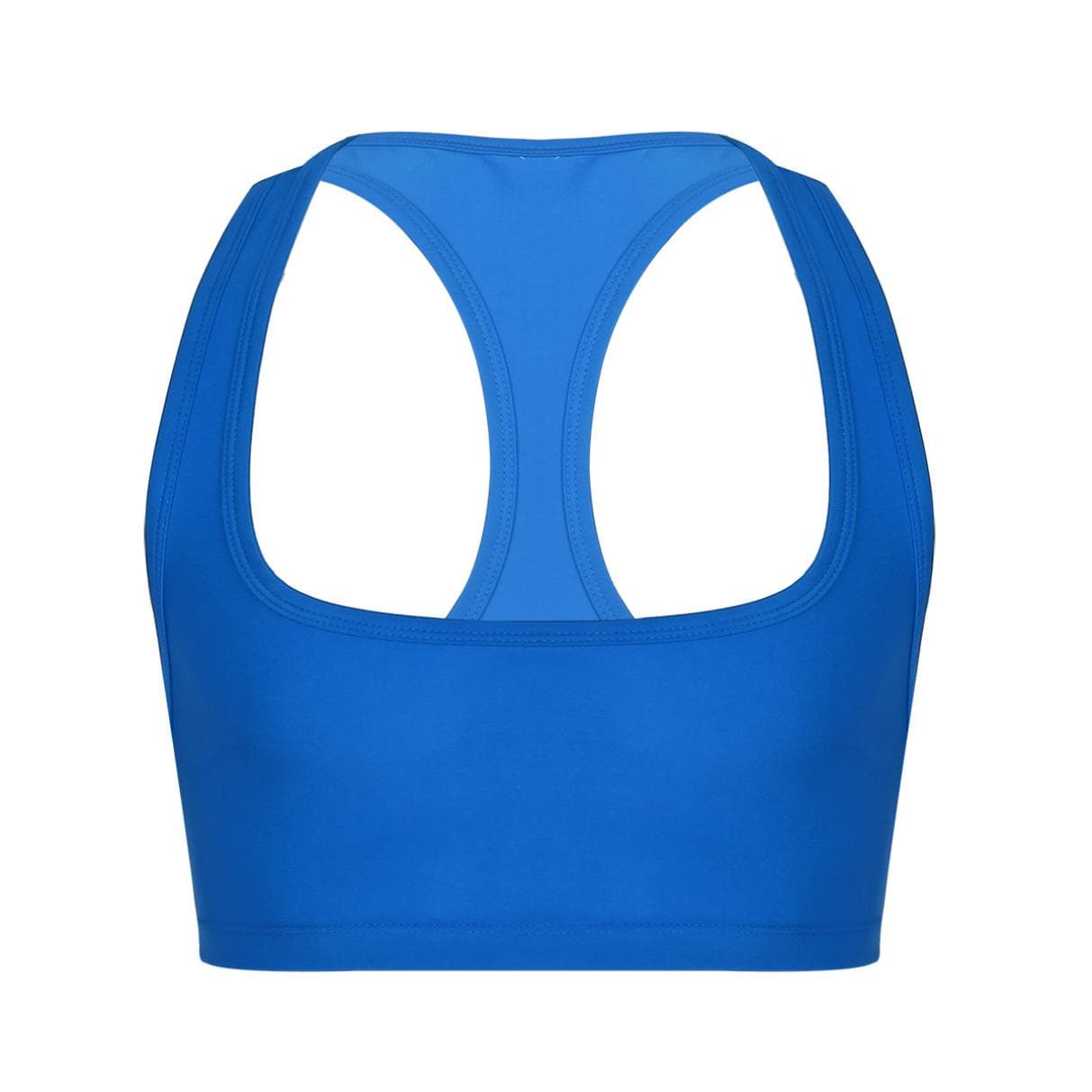 Mens Sleeveless Y Back Muscle Tank Top Clubwear Stage Costume Crop Tops Male Fitness Vest XL blue