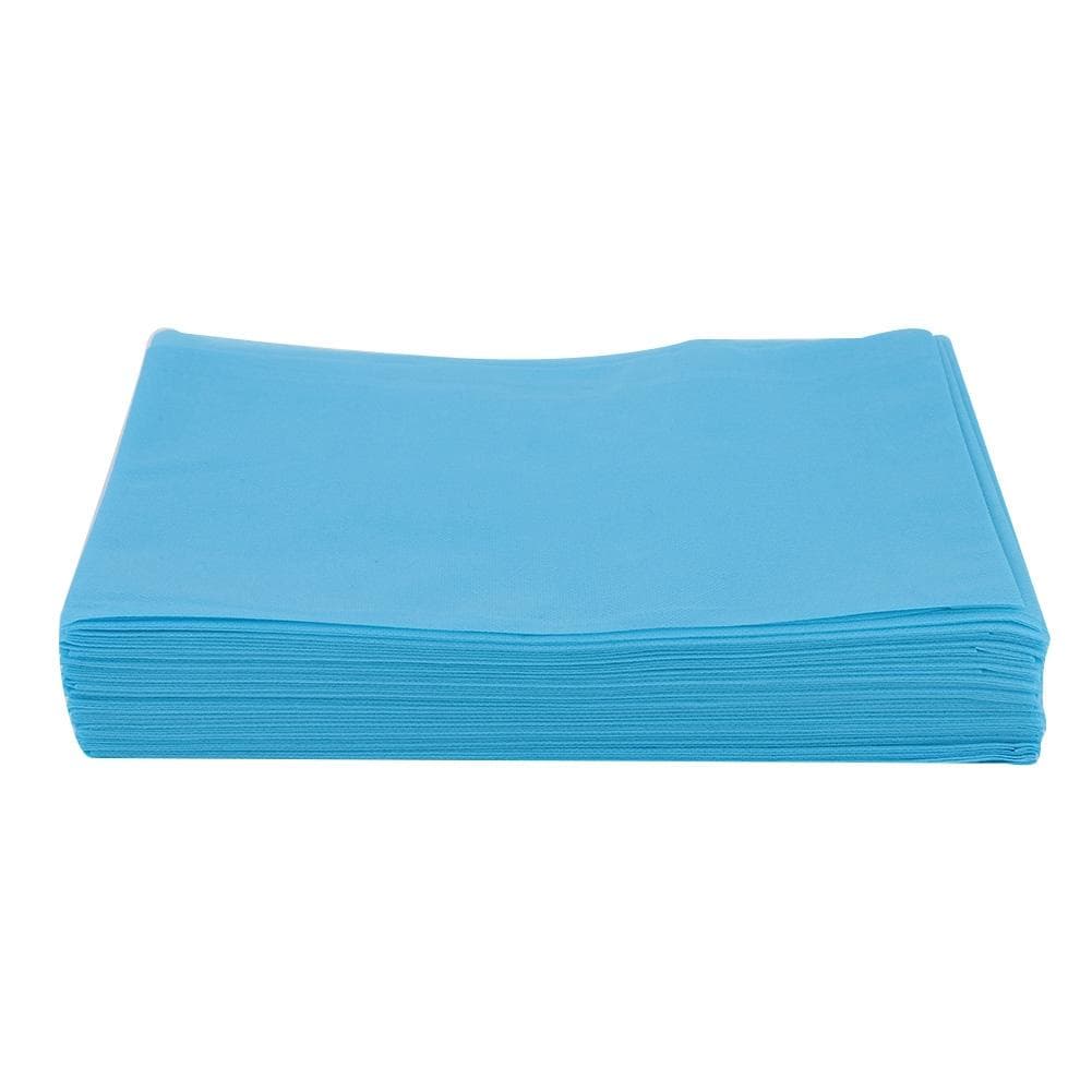 Disposable Bed Sheet Waterproof Oilproof Bed Cover for Salon SPA Tattoo Massage Table Hotels (Blue)
