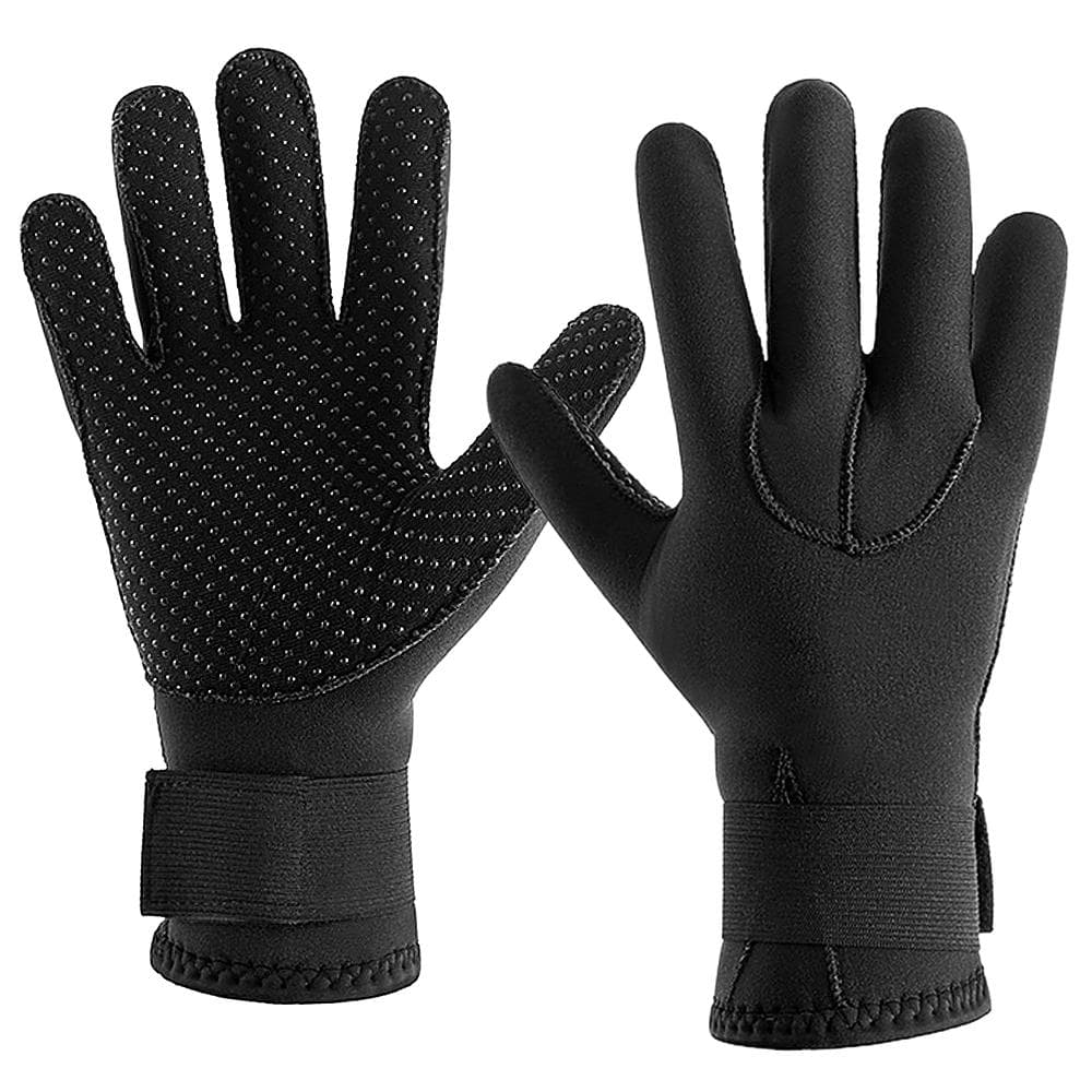 3MM Neoprene Wetsuit Gloves Warm Scuba Diving Gloves Winter Surfing Gloves Thermal Anti Slip Gloves L