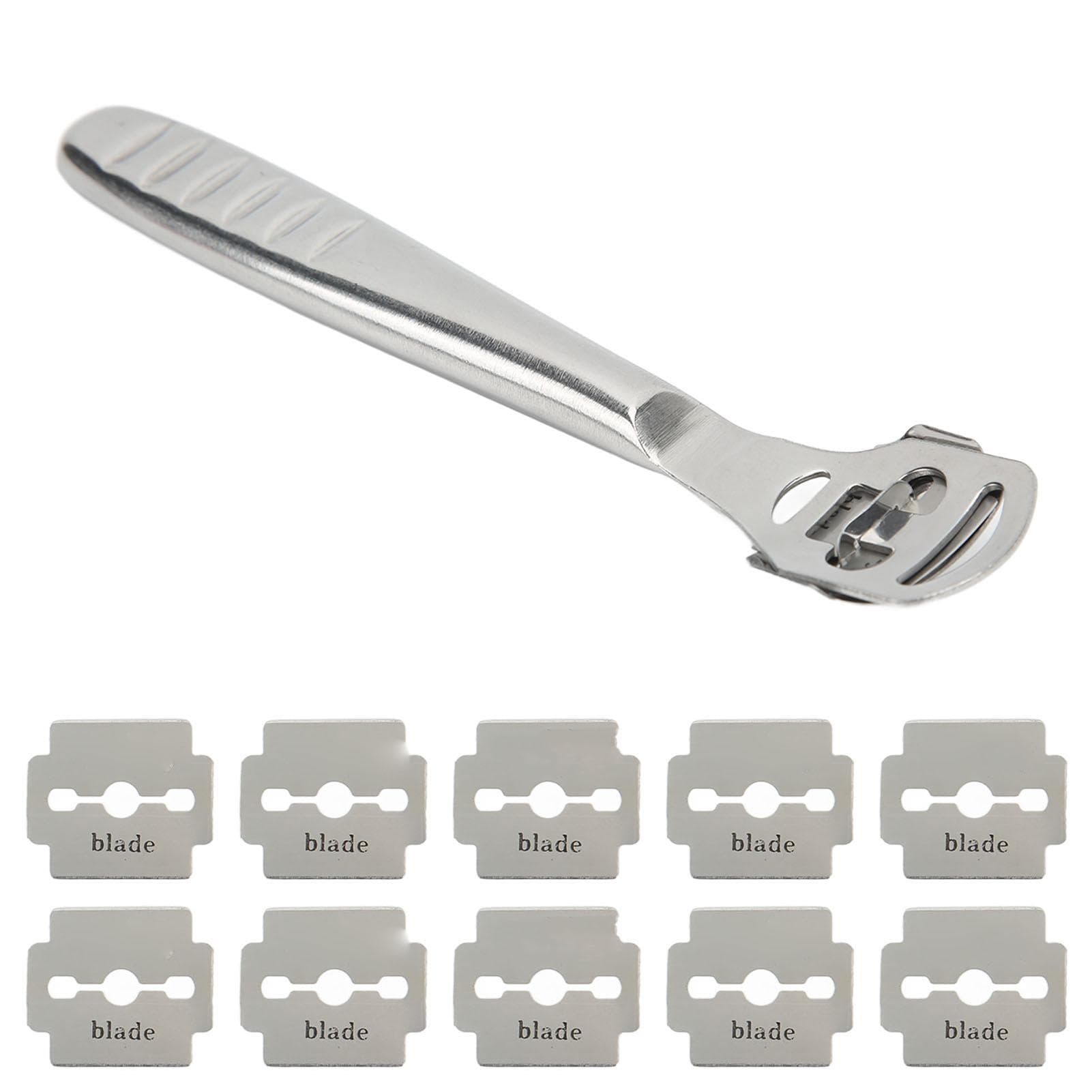 Leather Thinning Tool Stainless Steel Effort Saving Nonslip Handle Widely Used Leather Skiver for