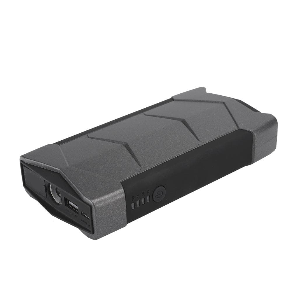 12000mAh Multi Functional Car Jump Starter 12V Charger Battery Power Bank Black