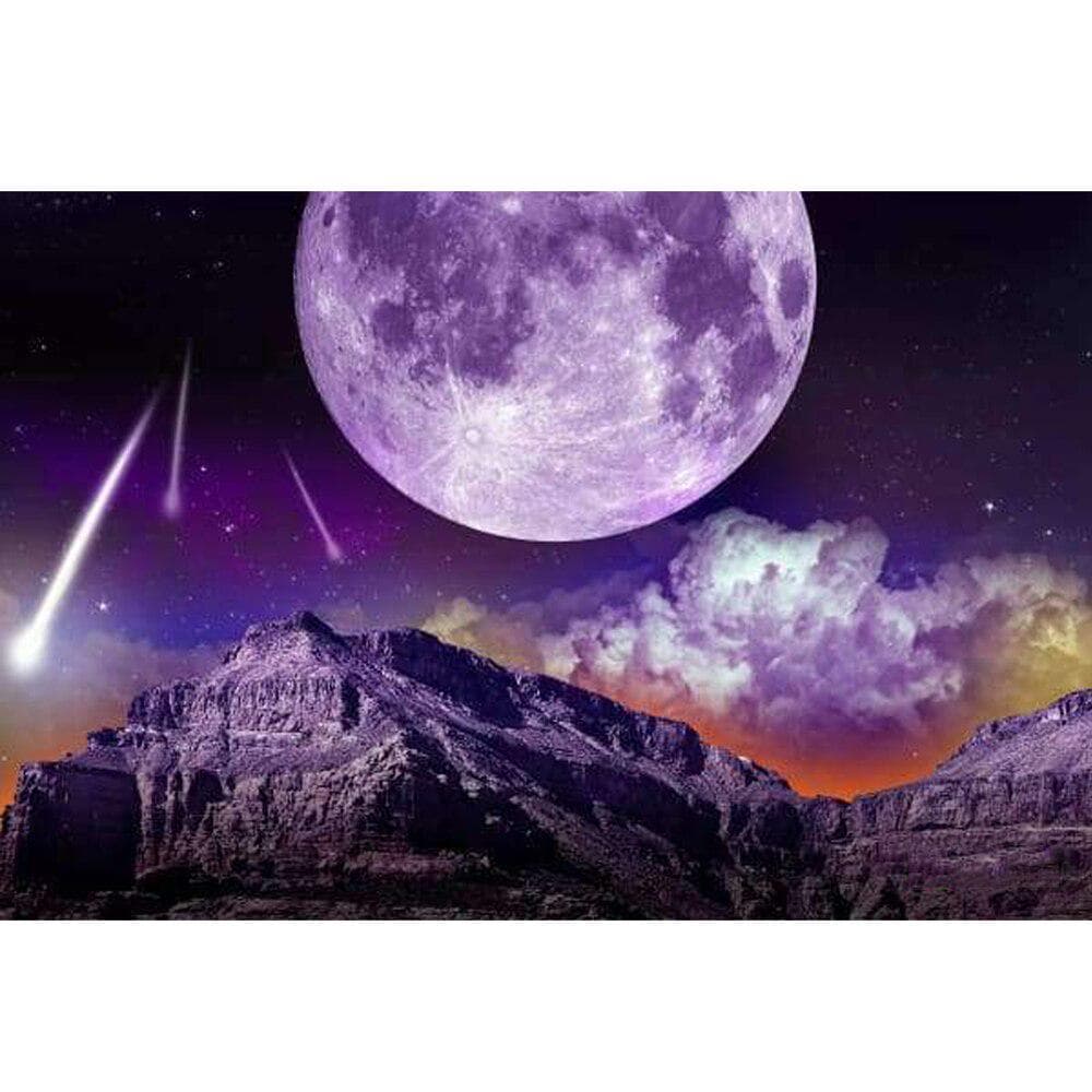 Diamond Painting Mysterious Moon Meteor Full Round Diamond Embroidery Rhinestones Mosaic Home Decor 20X30CM