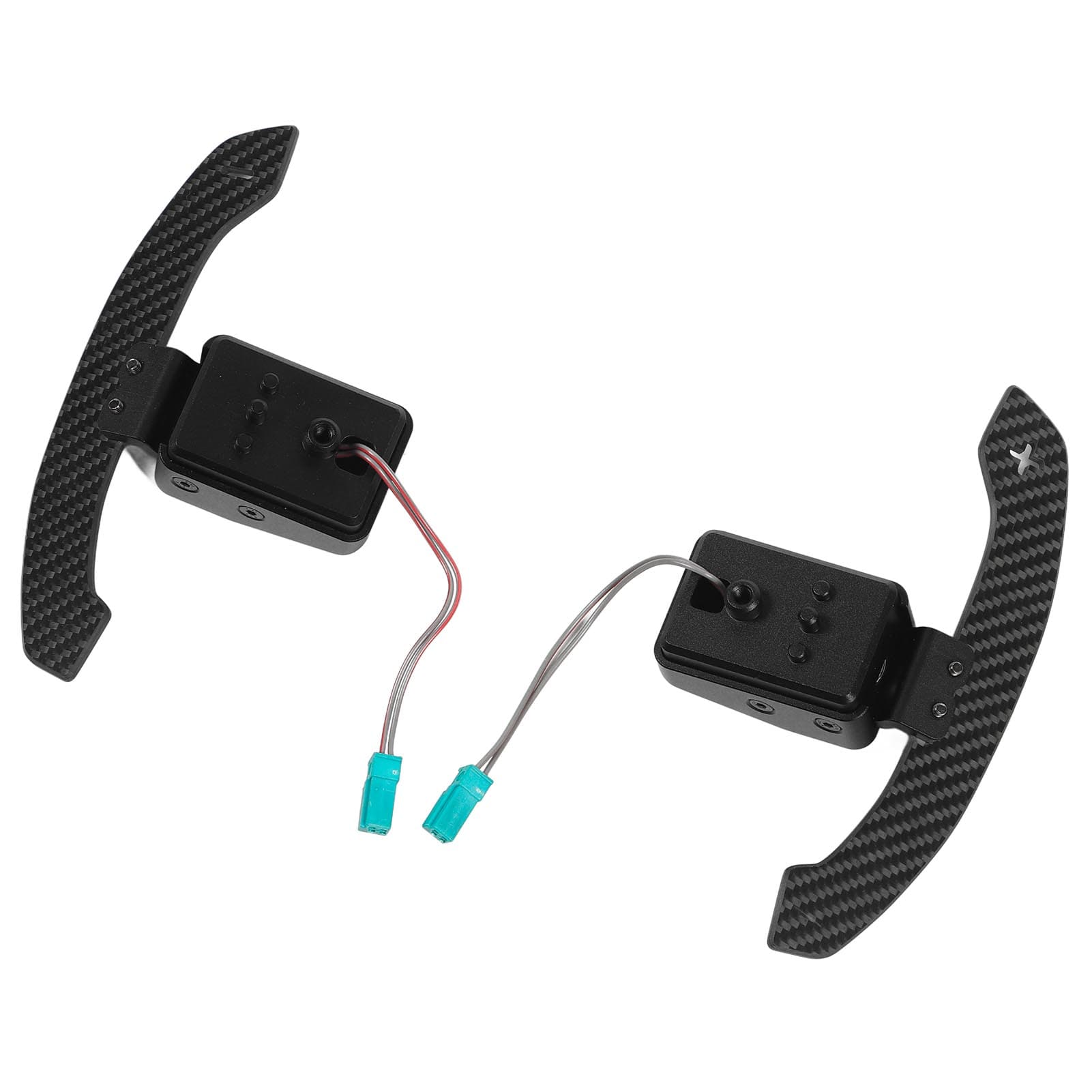 Pair of Steering Wheel Shift Paddle Carbon Fiber Magnetic Shifter Paddle Universal for G Chassis