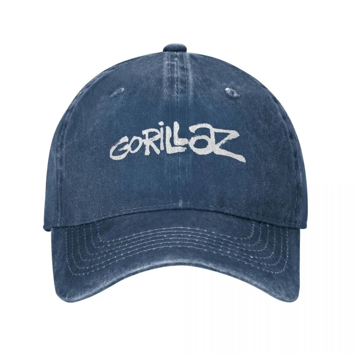 Gorillaz Unisex Baseball Cap Distressed Cotton Hats Cap Vintage Outdoor All Seasons Travel Unstructured Soft Snapback Cap One Size