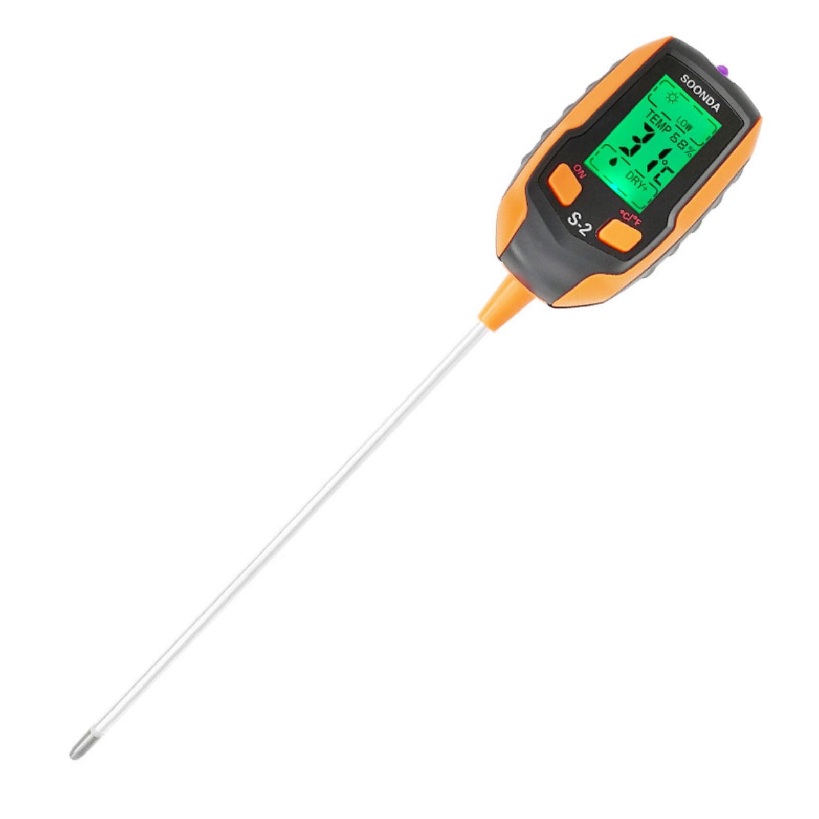 5-in-1 Soil Tester Multifunctional Soil Detector Moisture Meter pH Meter Temperature Soil/Ambient