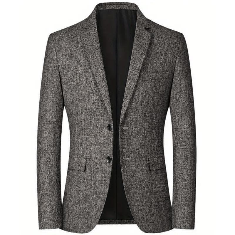 Suit Jacket Men's Casual Suit Spring Thin Middle-aged Single Suit Top Non-iron Men's Jacket 2XL