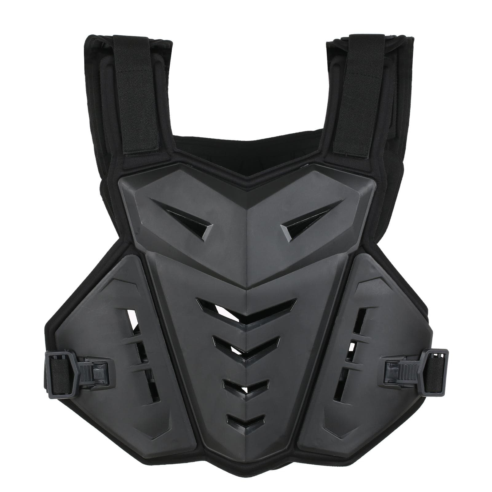 Motorcycle Armor Vest Chest Spine Back Protector Protective Vest for Cycling Skating Skiing black