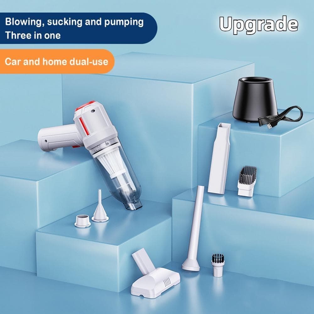 New 90000Pa Cordless Vacuum Cleaner High Power Multifunctional Handheld Wet and Dry Automatic Vacuum Cleaner High Suction with Charging Base white