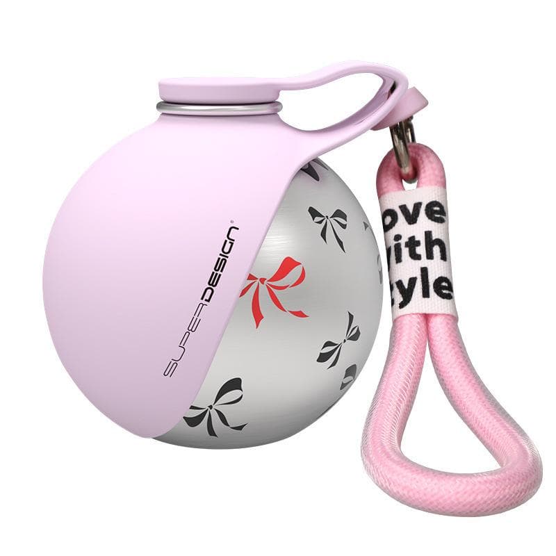 304 Stainless Steel Foldable Pet Water Bottle for Outdoor Travel 285ml 304 Stainless Steel
