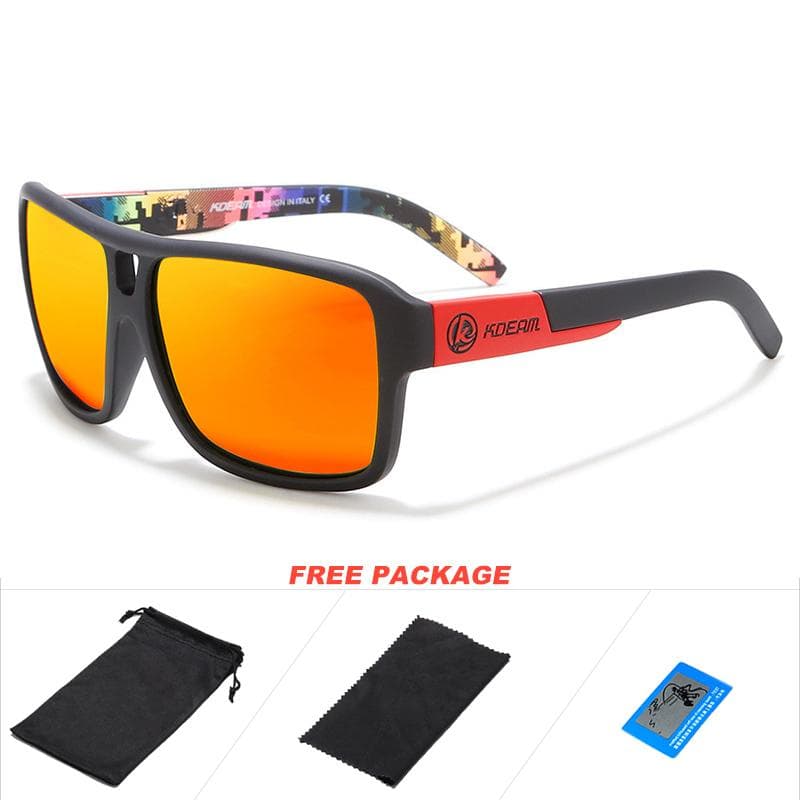Polarized Sunglasses for Men Outdoor Square Frame Sport Sunglasses 100% UV Protection Driving Male Goggles Sun Glasses for Men