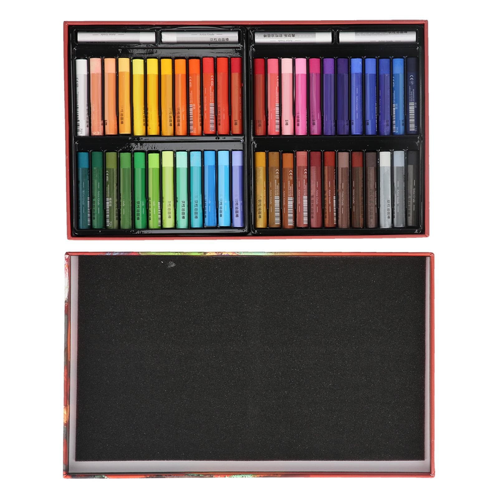 Soft Oil Pastels 48 Colors Professional Drawing Graffiti Art Crayons Sticks Painting Set