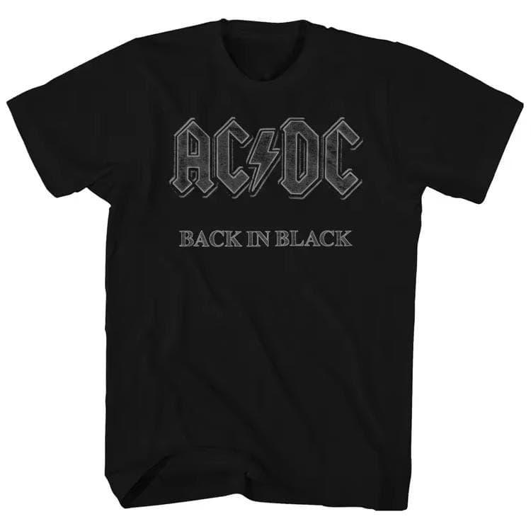 Summer Women Cotton T-Shirt Graphic Clothing Men Fashion Letter ACDC Printing Tops Tees Female Casual Streetwear L