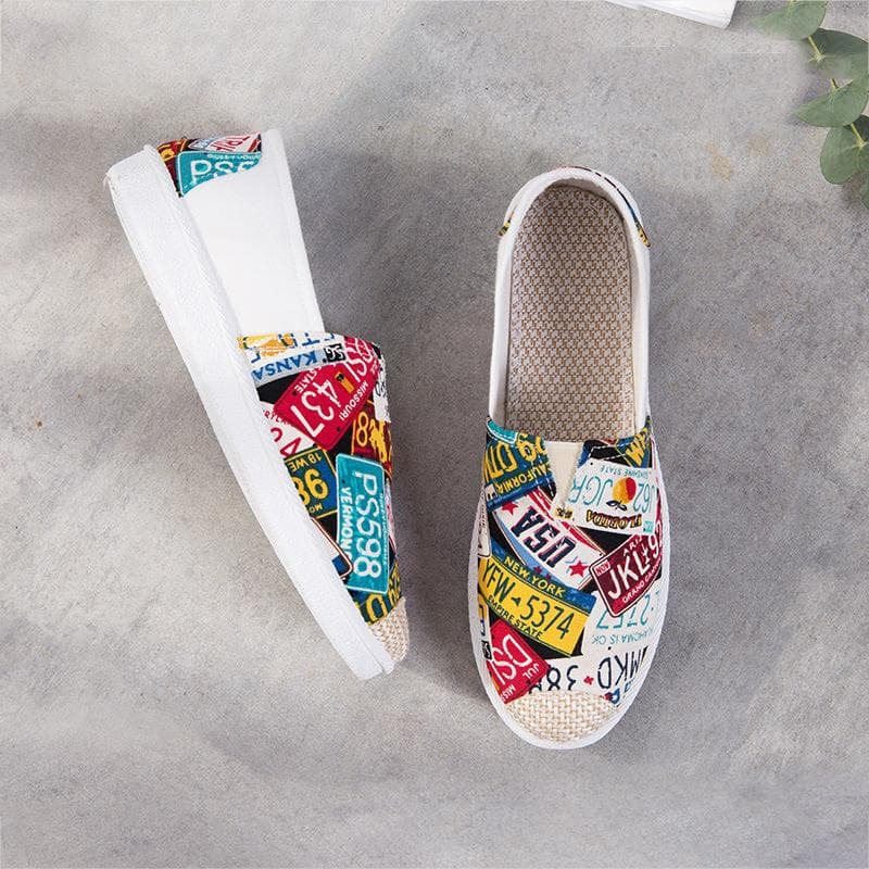 Women's Fashion Spring Summer Casual Flat Shoes Round Toe Loafers Shoes Fisherman Boat Shoes Women Lazy Hemp Rope Weave Shoes 36