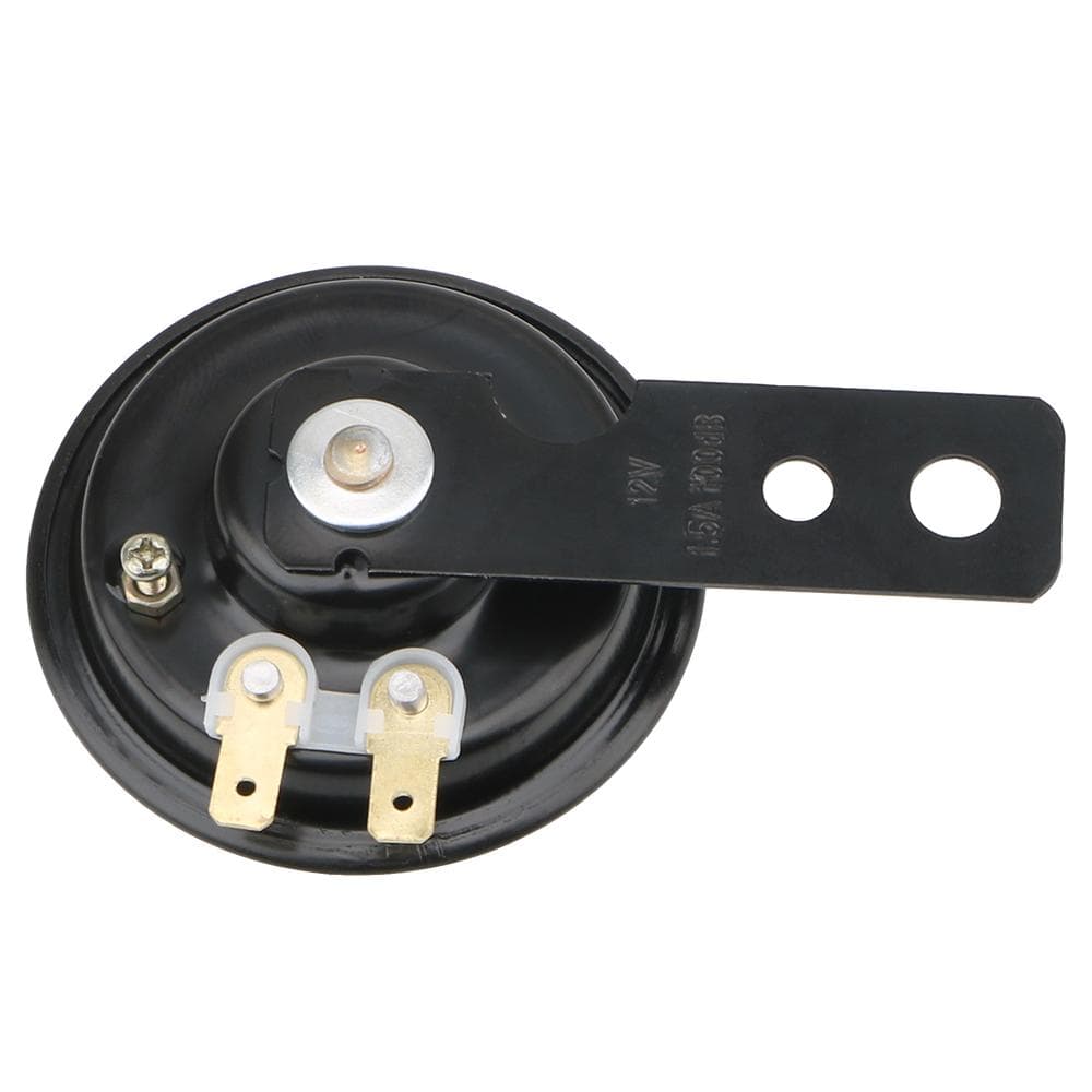 105db 12V Motorcycle Horn Car Loud Whistle Horn Electric Warning Machine Kit Motorbike Bike Moto Auto Accesssories black