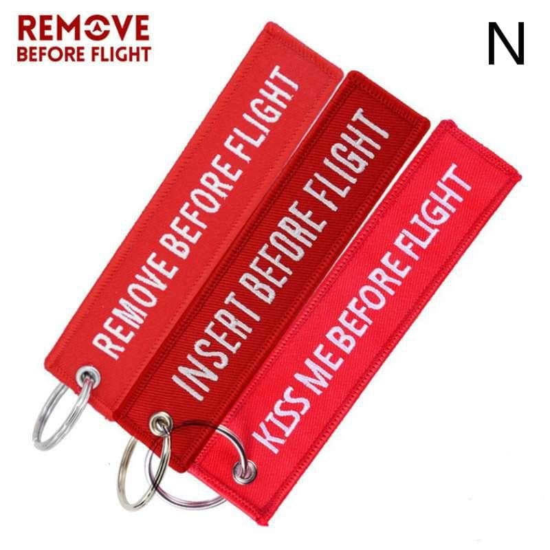 Remove Before Flight Mixed 3 PCS/LOT Keychain for Flight Crew Aviation Gifts Pilot Key Rings N