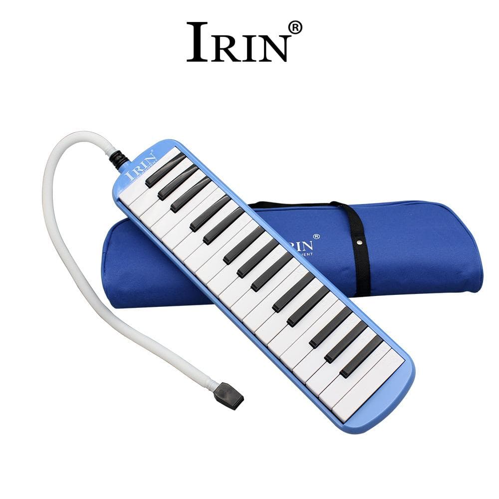32 Piano Keys Melodica Musical Instrument  for Music Lovers Beginners Gift with Carrying Bag blue