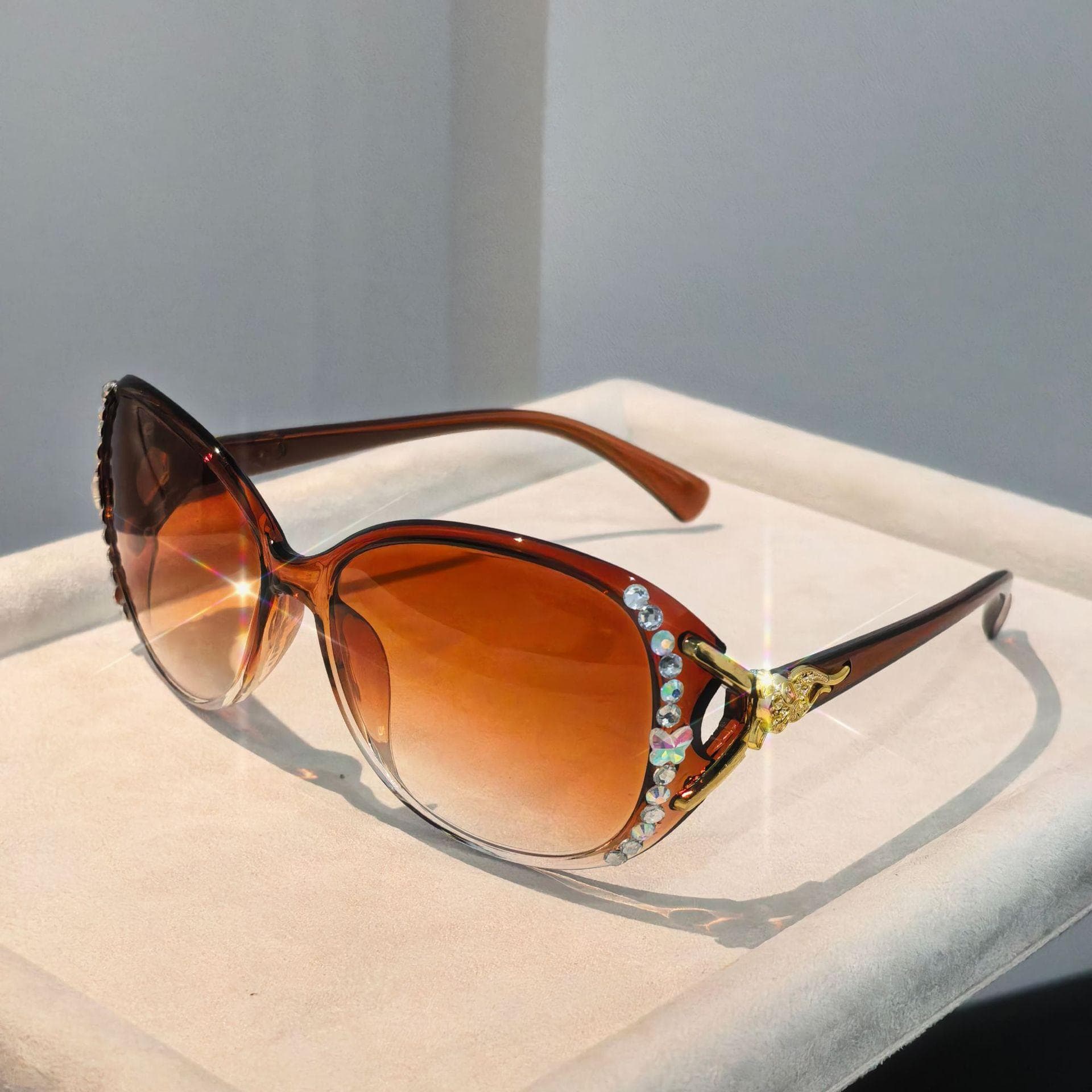New Elliptic Sunglasses Women Designer Retro UV400 Protection Fashion Driving Shades Female Eyewear Brand Sun Glasses 1PC