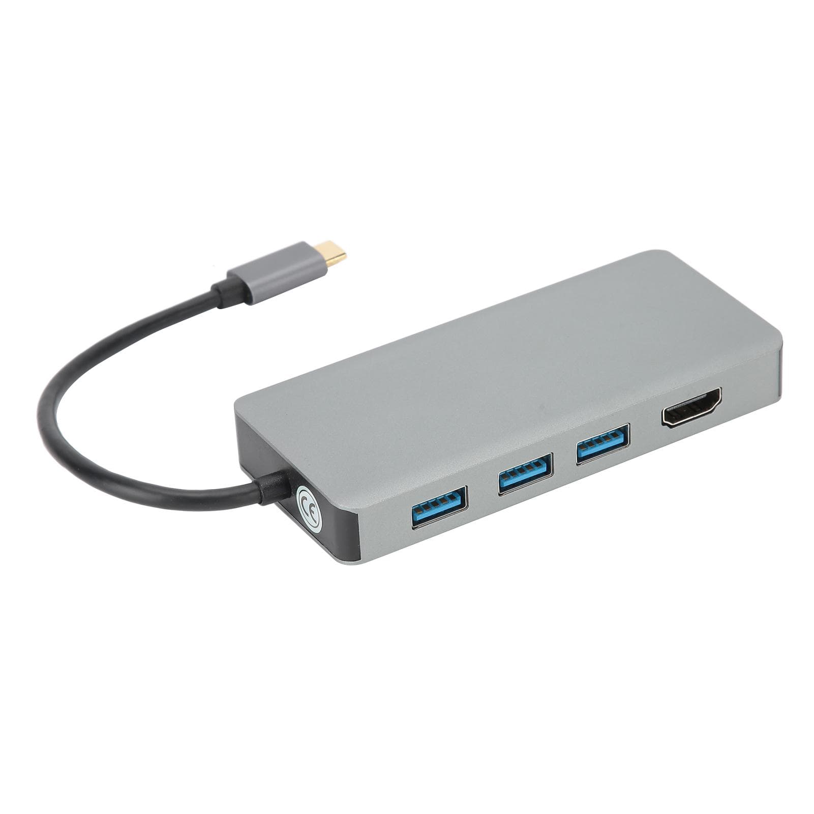 Hub Adapter TypeC to HDMI Cable VGA Converter USB B0504 for Home Office Monitor