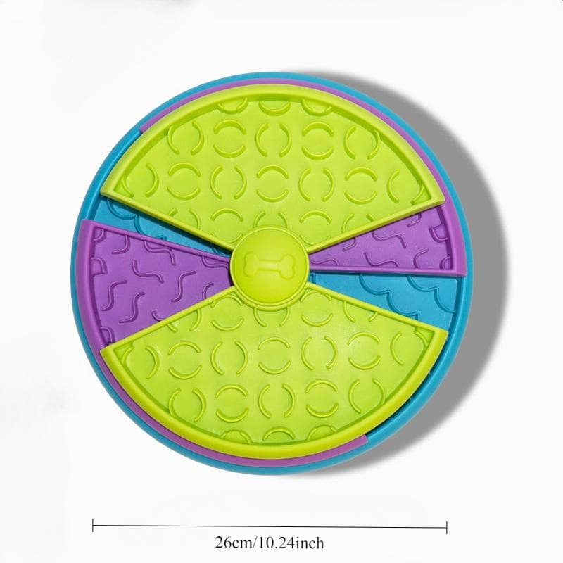Dog Puzzle Slow Feeder Interactive Enrichment Dog Toys Layers Detachable Slow Eating Dog Bowl Anti-anxiety Dog Feeder Bowl
