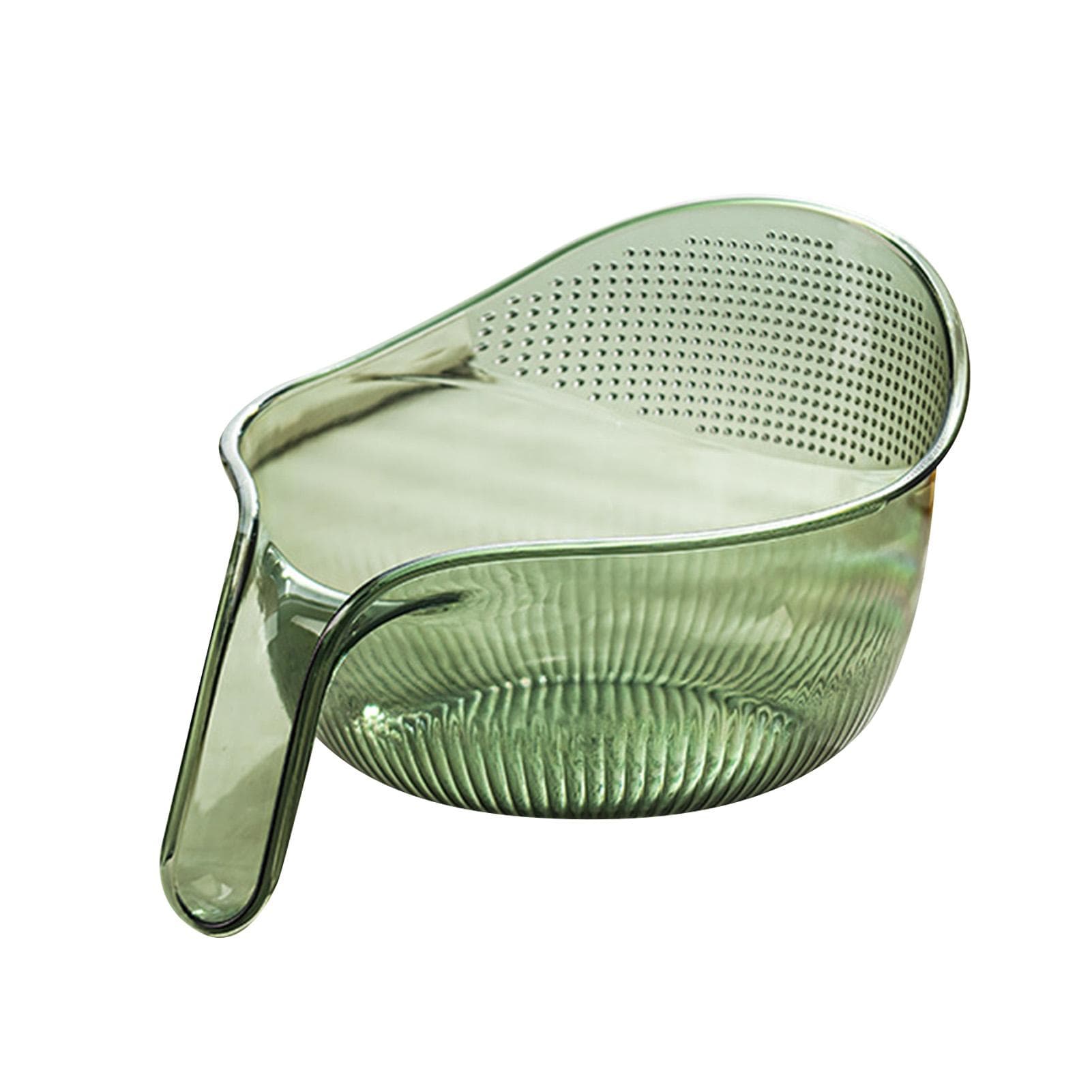 Plastic Rice Washer Strainer Colanders with Handle for Vegetable Bean Fruit Pasta Kitchen