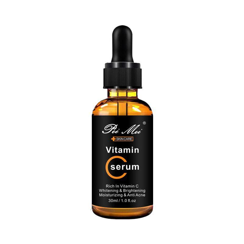 30ml Vitamin C Facial Serum Whitening Brightening Moisturizing Improve Roughness Lighten Spots Hyaluronic Acid Facial Essence 30ml