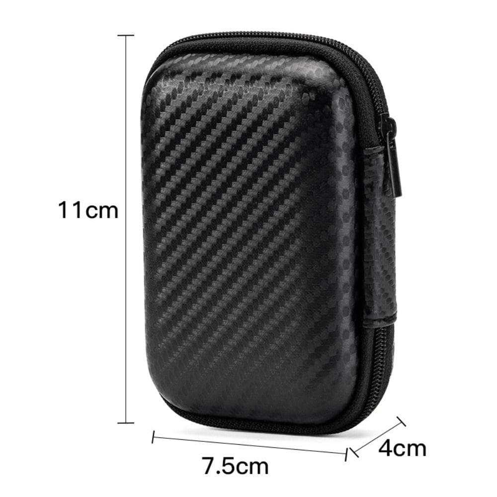 Dust-proof Earphone Storage Bag Shockproof Headphones Carrying Case Electronic Products 11 * 7.5 * 4