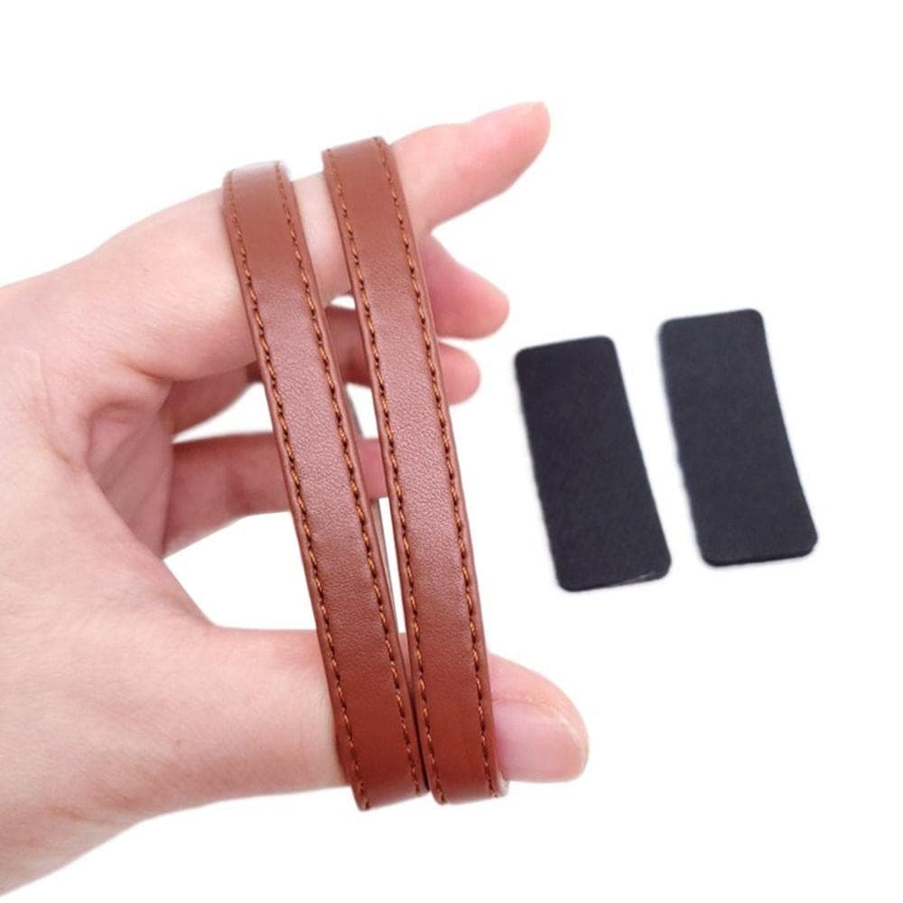Anti-skid Straps Leather Fixed Shoes Strap High Heels Holding Anti-Loose Shoe Belt Bundle Shoelace matte brown