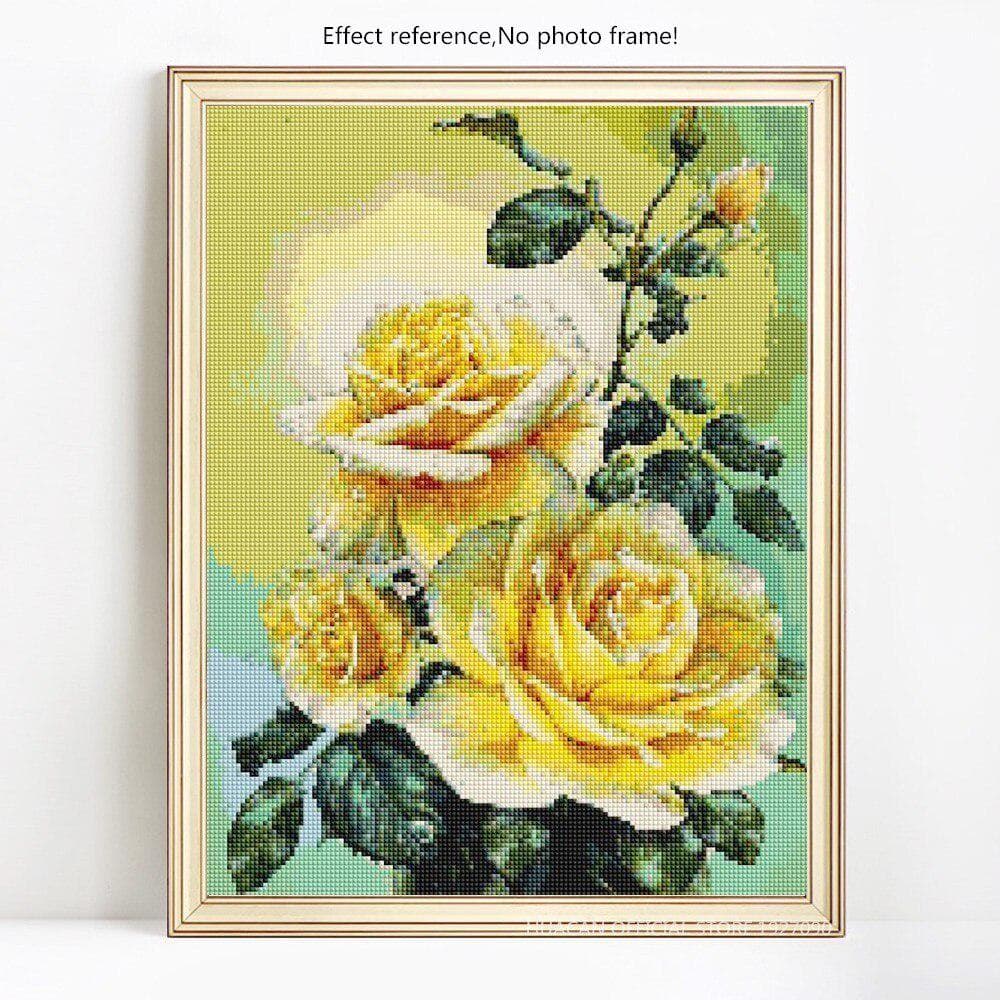 Diamond Mosaic Layout Plant Home Decoration Diamond Painting Full Round Arrival Cross Stitch Picture 20X30
