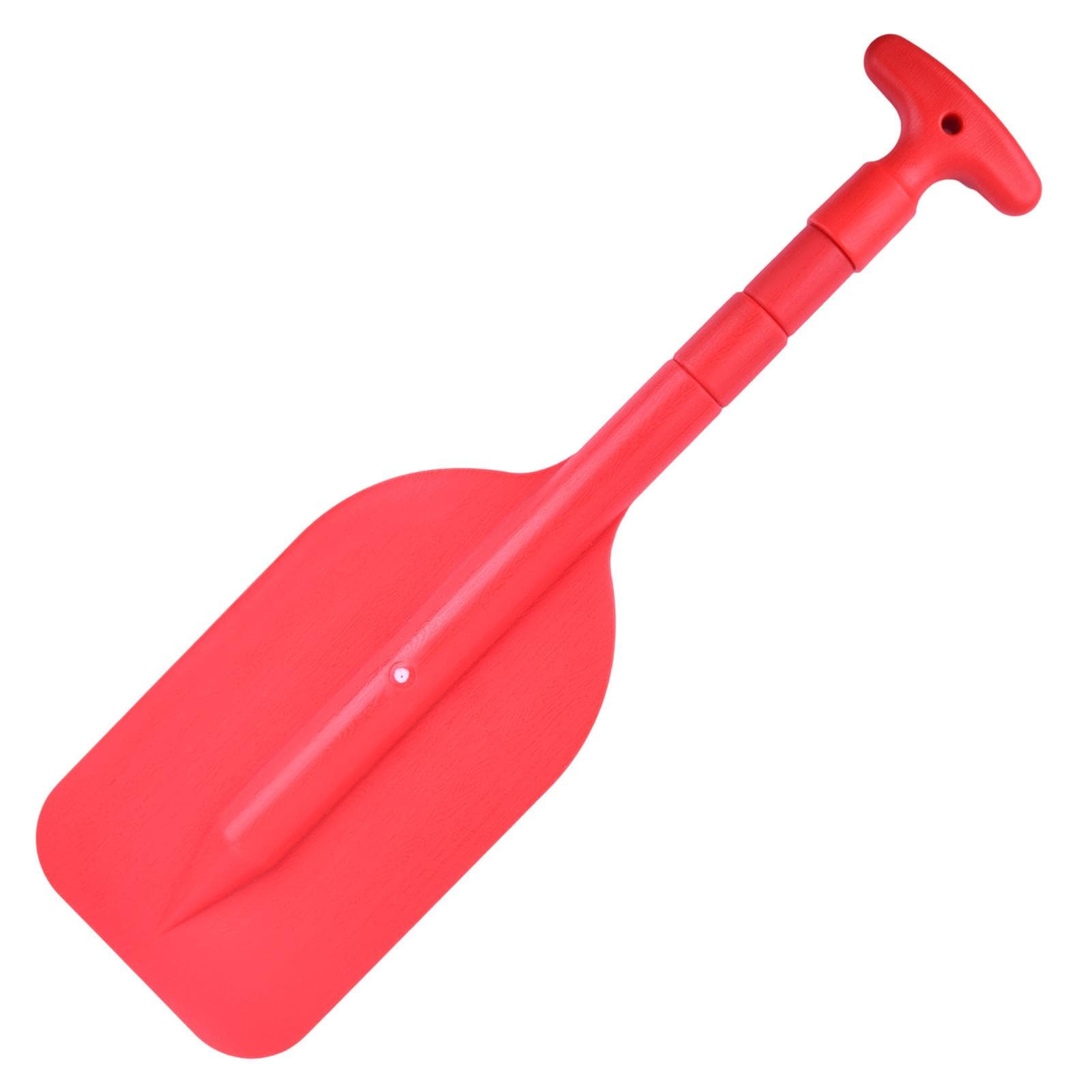 Telescopic Mini Paddle Portable Collapsible Adjustable Boat Paddle red