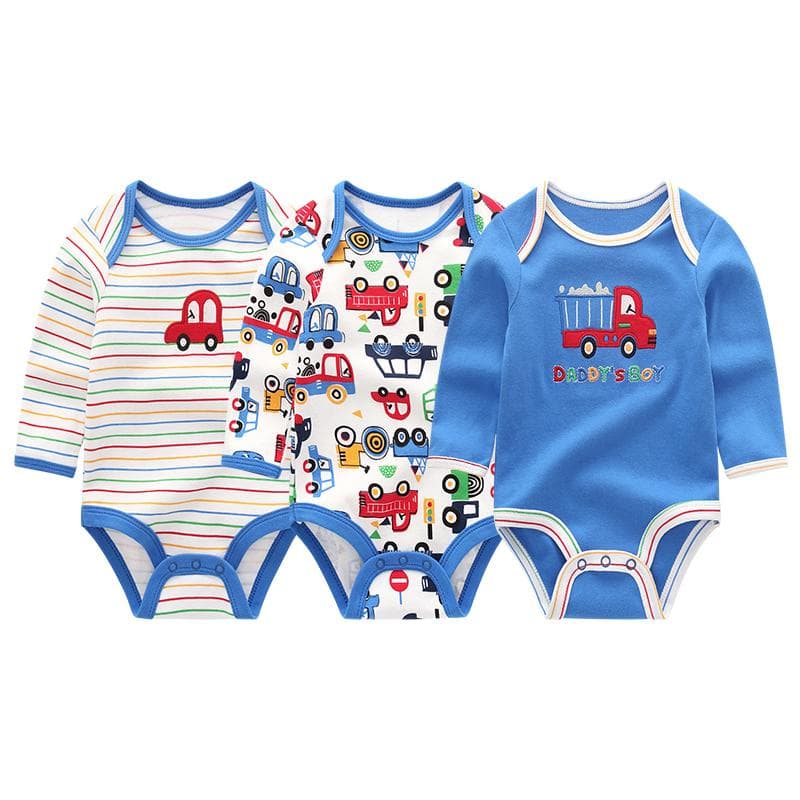 Unisex Baby Clothes Cotton Newborn Girl Boy Clothes Cartoon Infant Toddlers Jumpsuits Pajamas Clothing 3M