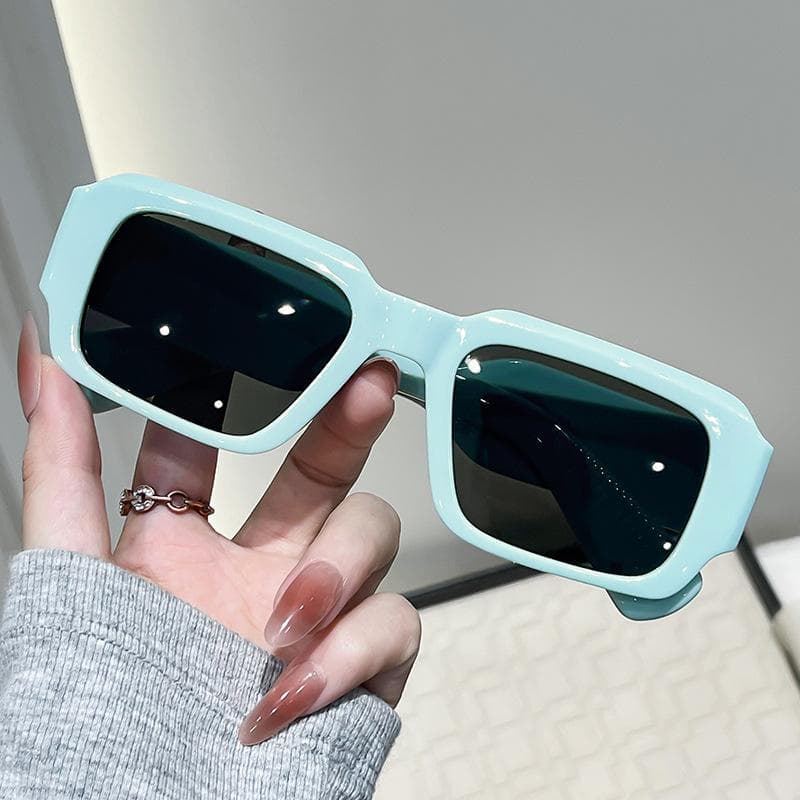 Fashion Square Sunglasses for Women Men Retro Luxury Designer UV400 Vintage Sun Glasses Outdoor Travel Eyewear 1PC