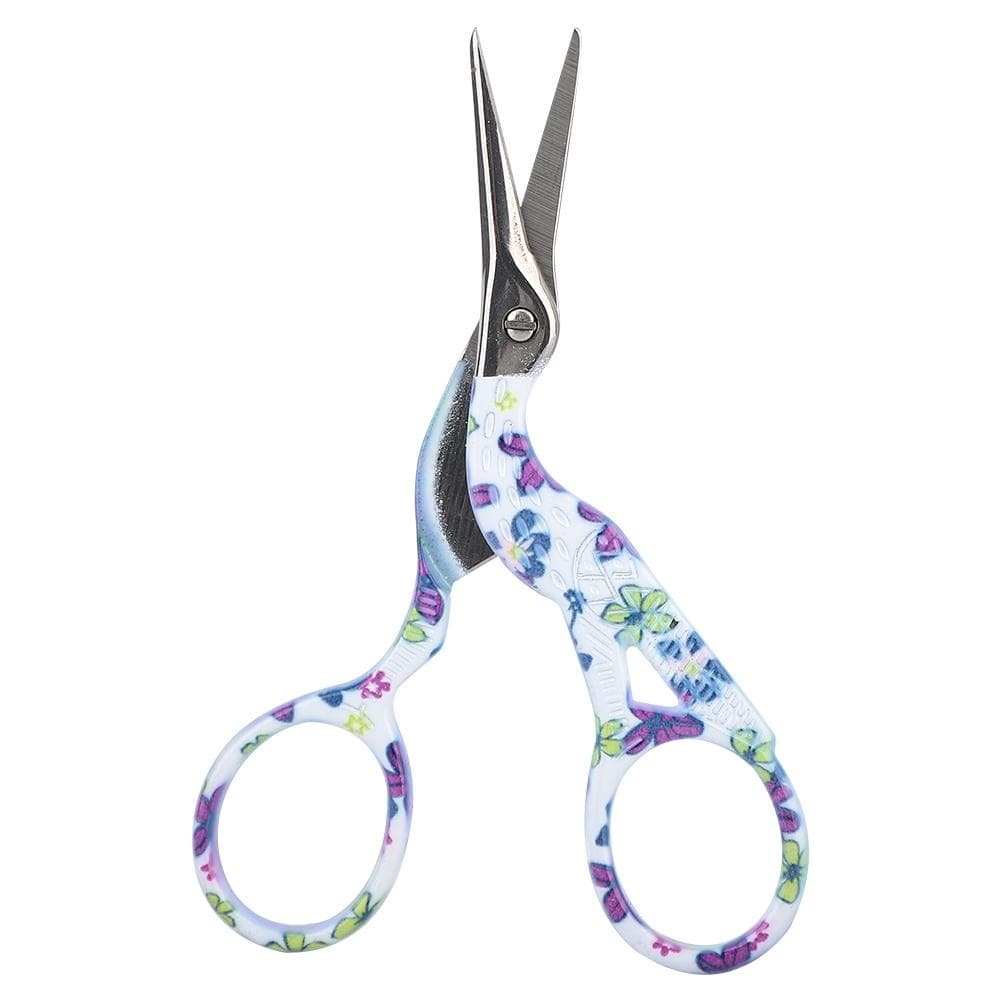 Vintage Stainless Steel Beauty Scissors for Guitar Sewing Craft Household (Pink) multicolour