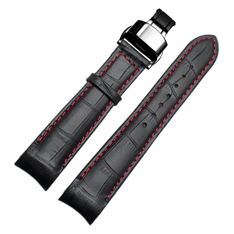 Genuine Leather Bracelet curved end watch strap 20mm for citizen BL9002-37 05A BT0001-12E 01A watch band 21mm watchband 22mm 21mm