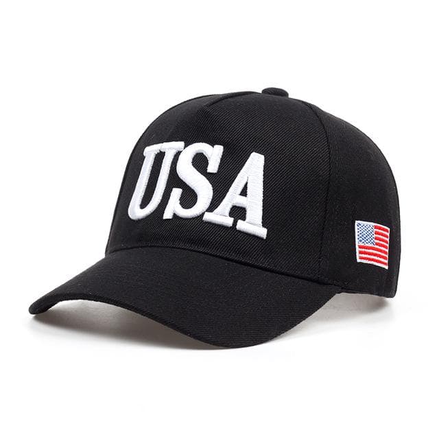45 Hats Brand Hat USA Flag Caps Men Women Baseball Cap USA Men Women Golf Cap Hats Outdoor Hats black