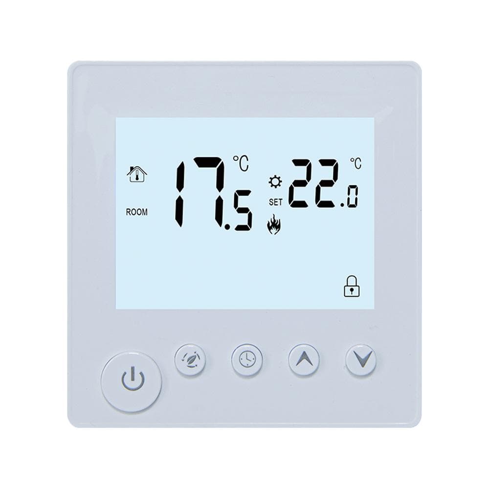 Temperature Controller LCD Backlight Display Week Time Indoor Temperature Display Target K1H16A