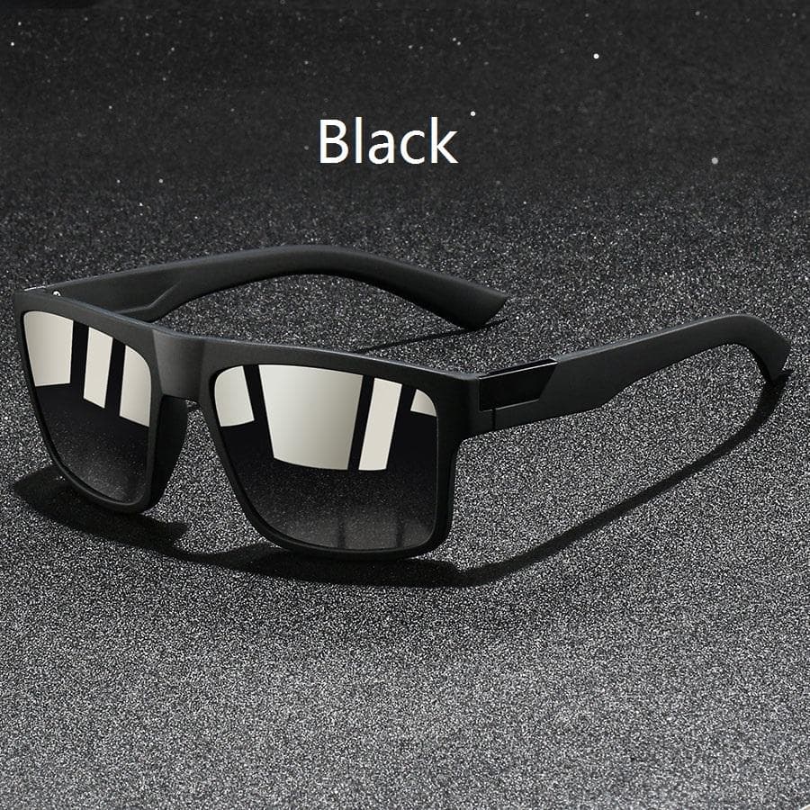 Vintage Square Unisex Sunglasses Luxury Designer UV400 Anti Glare Driving Fishing Eyewear for Men Women