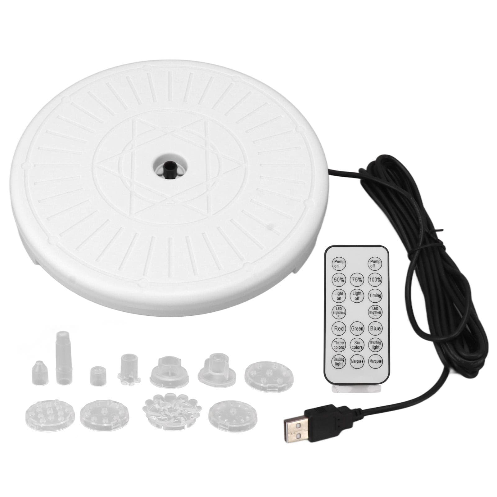 Solar Bird Bath Fountain Solar Powered Bird Bath Fountain Pump with Colorful LED Lights Remote
