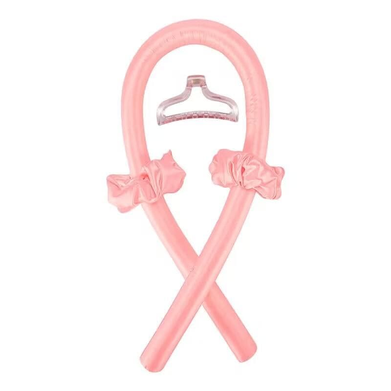 Heatless Curling Rod Headband, No Heat Hair Curlers, Silk Curls Ribbon, Sleeping Soft Spong Headband, Sleep Hair Curler Set 4pcs/set