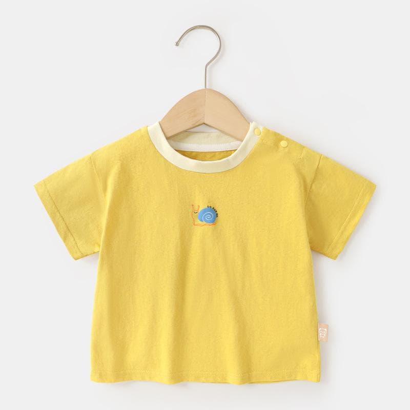 Baby Clothes Casual Short-sleeved T-shirts Summer Clothes Boys Girls Baby Children Children Summer Half-sleeved Tops 120cm
