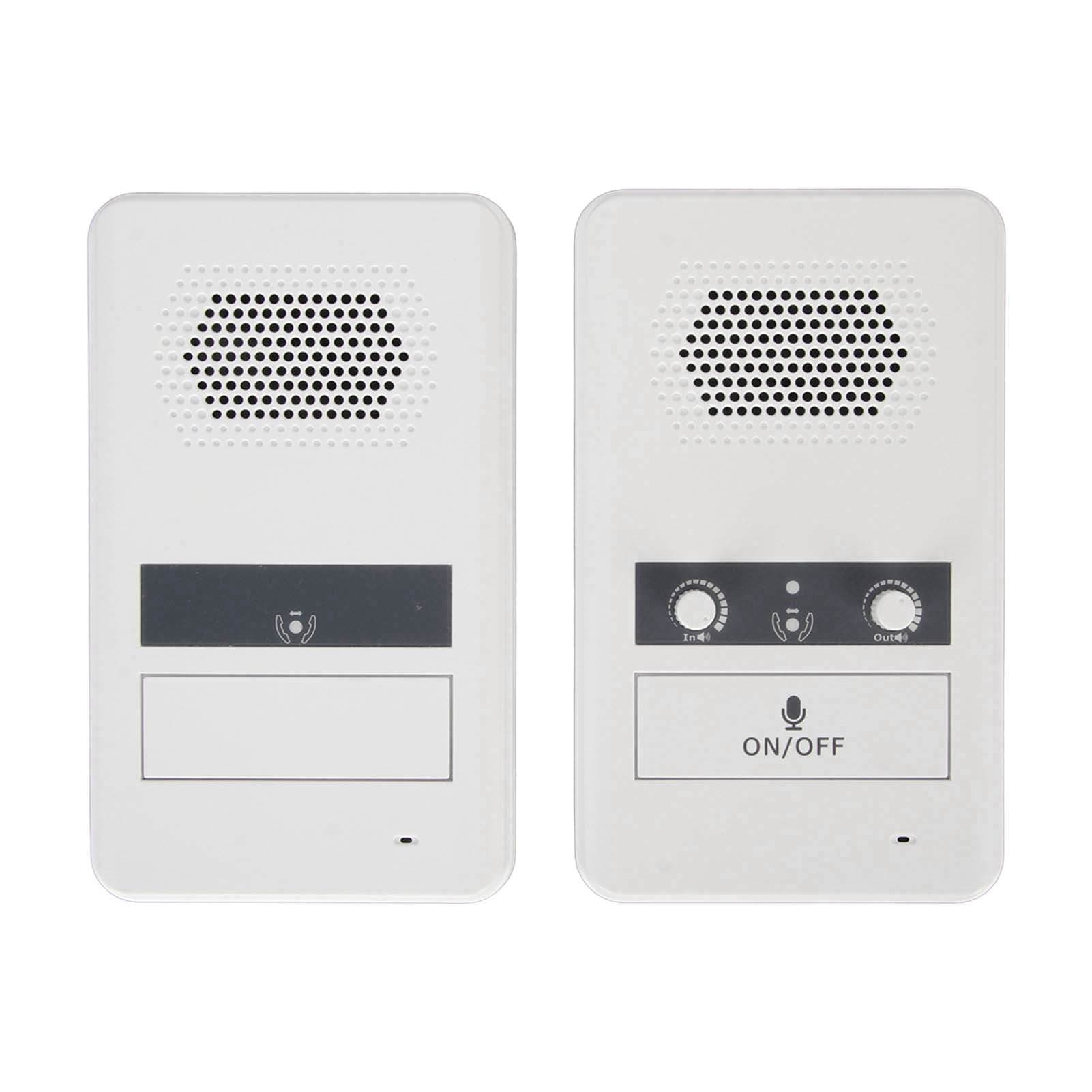 Dual Way Counter Intercom Premium Speaker Sensitive Mic 3W Power Window Intercom System for Bank US Plug